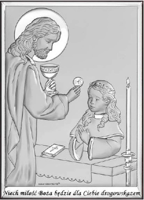 Obrazek Pan Jezus i dziewczynka 2